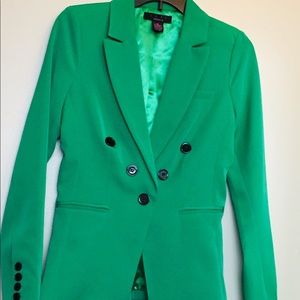Fitted Green Blazer